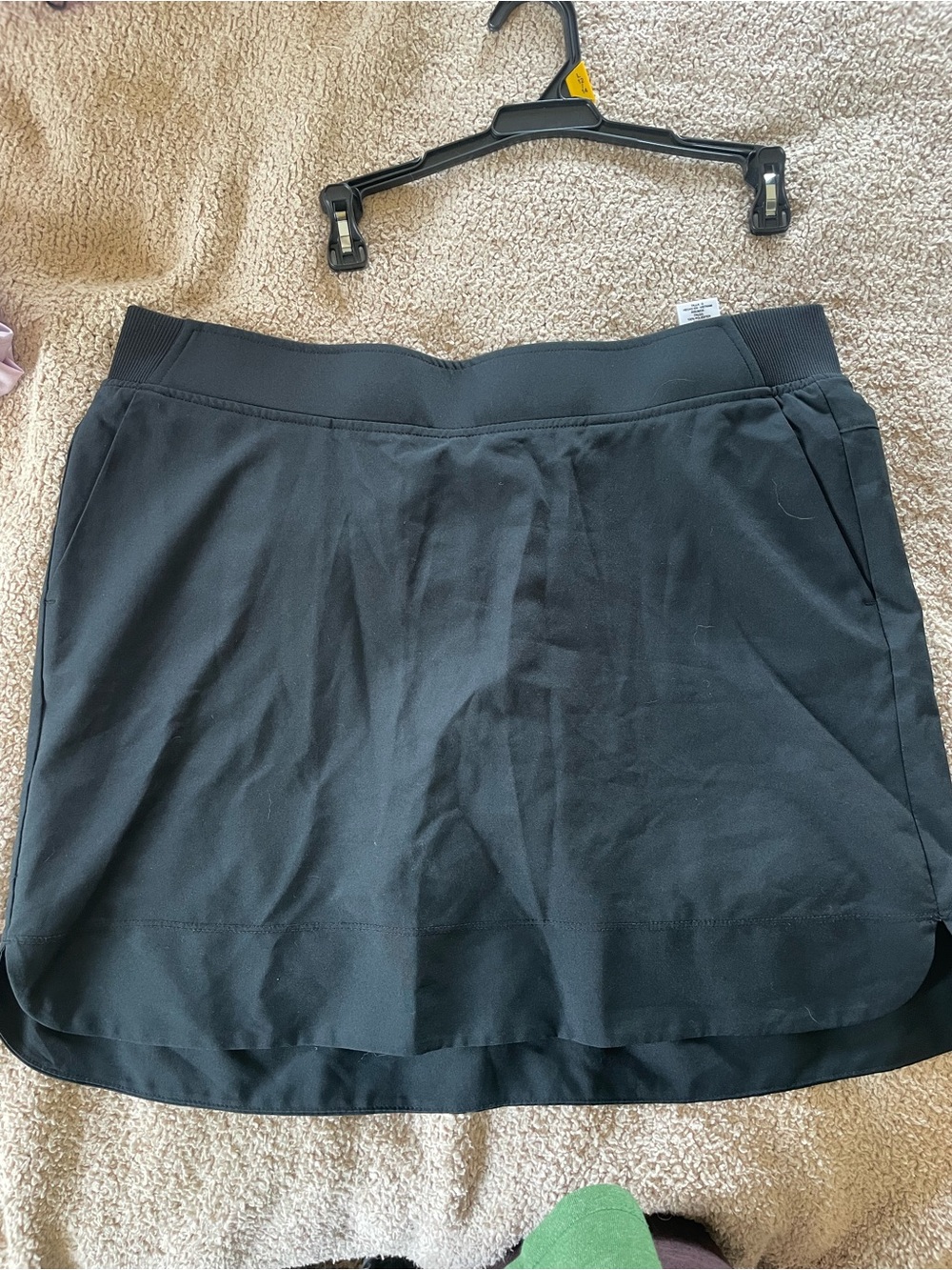 Classic Black Athletic Skort